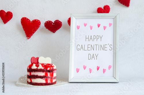 Fototapete Happy Galentine`s day greeting card
