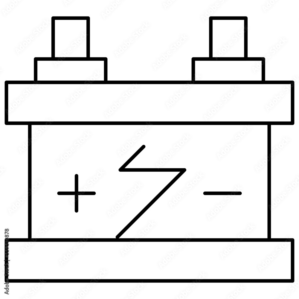 Car-Battery Isolated Silhouette Solid Line Icon with car-battery, battery, charging, electric, energy, power Infographic Simple Vector Illustration Car-Battery Isolated Silhouette Solid Line Icon with car-battery, battery, charging, electric, energy, power Infographic Simple Vector Illustration