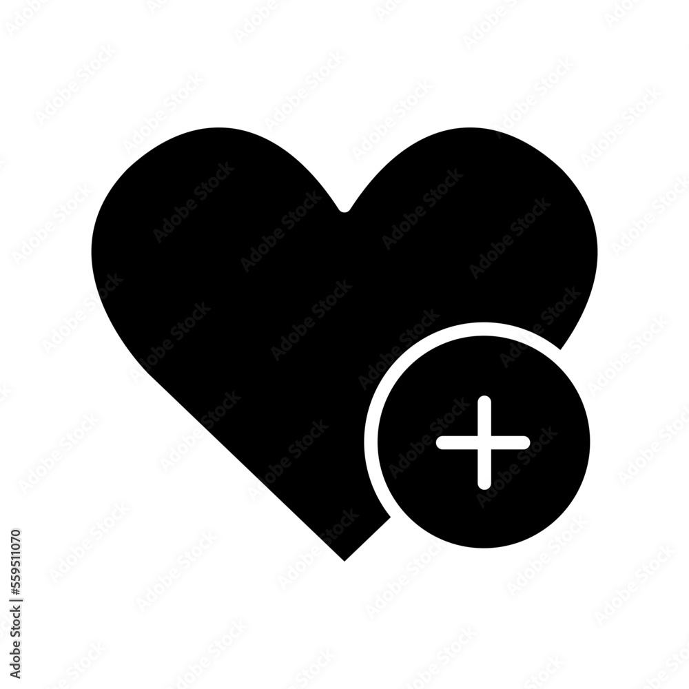 Health Isolated Silhouette Solid Line Icon with health, add, heart, love, plus Infographic Simple Vector Illustration Health Isolated Silhouette Solid Line Icon with health, add, heart, love, plus Infographic Simple Vector Illustration