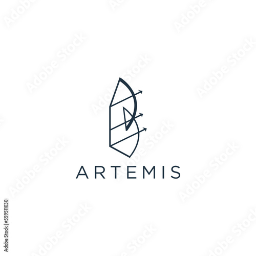 artemis icon. Simple element illustration