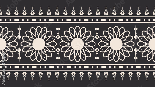 Seamless Kasuri pattern in triba,Gyp sy.Figure tribal embroidery.Indian,l.Aztec style abstract vector illustration.Ethnic stripe seamless pattern.textured ornament illustration,clothing and other.