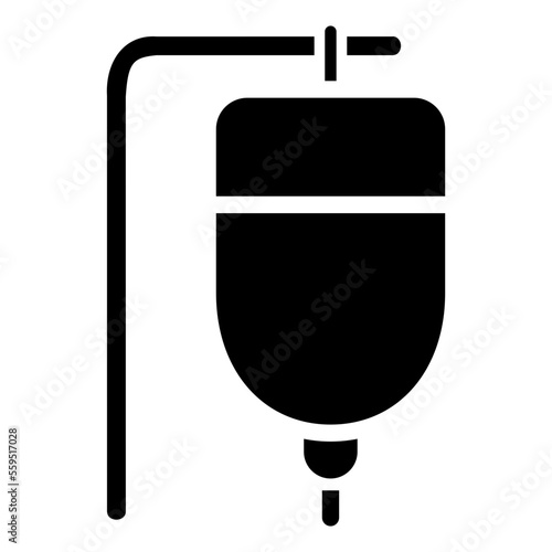 infusion bottle medical therapy illustration