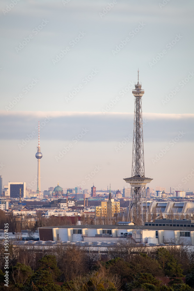 Schöne Aussicht über Berlin