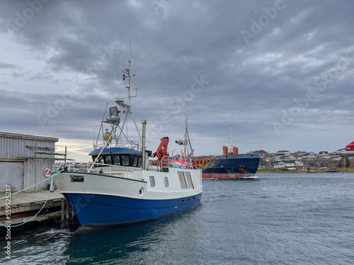 TRITON is a Fishing vessel and is sailing under the flag of Norway. Here in Brønnøysund harbor,Helgeland,Norway,Europe