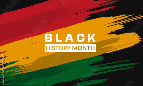 Black history month celebrate. vector illustration design graphic Black history month