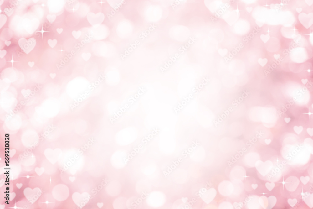 abstract blur soft gradient pink color background with heart shape and star glitter for show,promote and advertiseproduct in happy valentine's day collection concept abstract blur soft gradient pink color background with heart shape and star glitter for show,promote and advertiseproduct in happy valentine's day collection concept