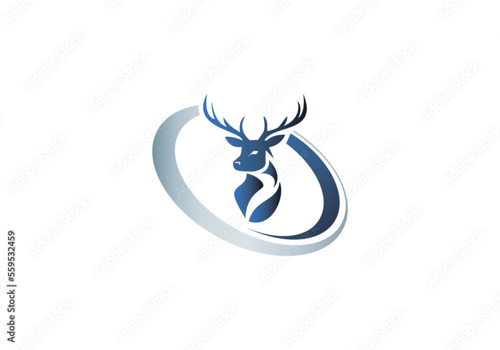 Naklejka premium deer icon design for your business