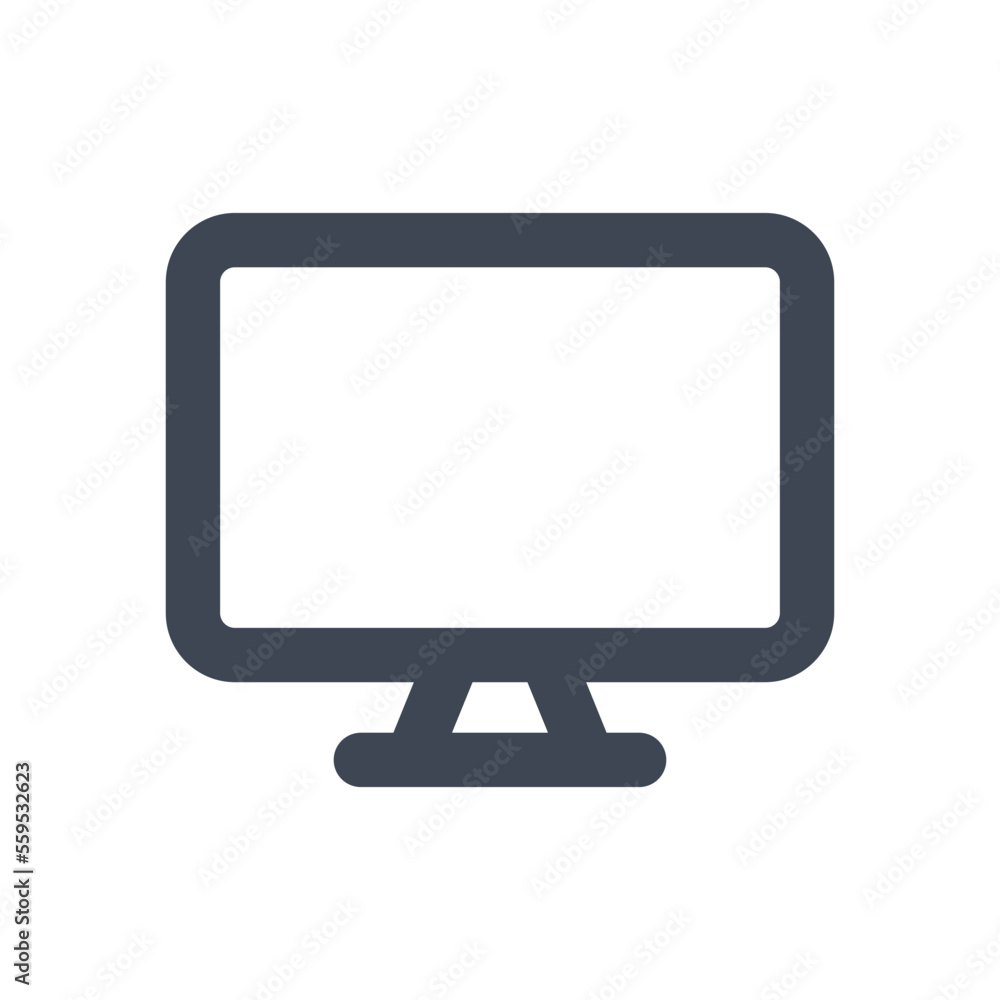 Computer icon - vector illustration . Computer, desktop, pc, monitor, display, imac, screen, device, Electronics, Electronic, Multimedia, lcd, digital, technology, line, outline, icons . Computer icon - vector illustration . Computer, desktop, pc, monitor, display, imac, screen, device, Electronics, Electronic, Multimedia, lcd, digital, technology, line, outline, icons .
