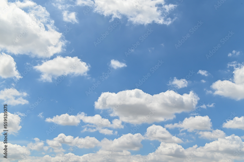 Naklejka premium Sky blue background. Sky cloud clear