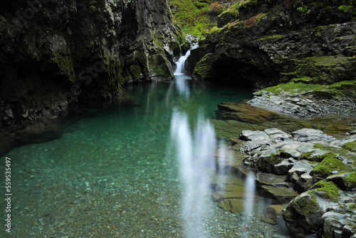 Kesserl  cher am Schwarzwasserbach bei der Ortschaft Riezlern.