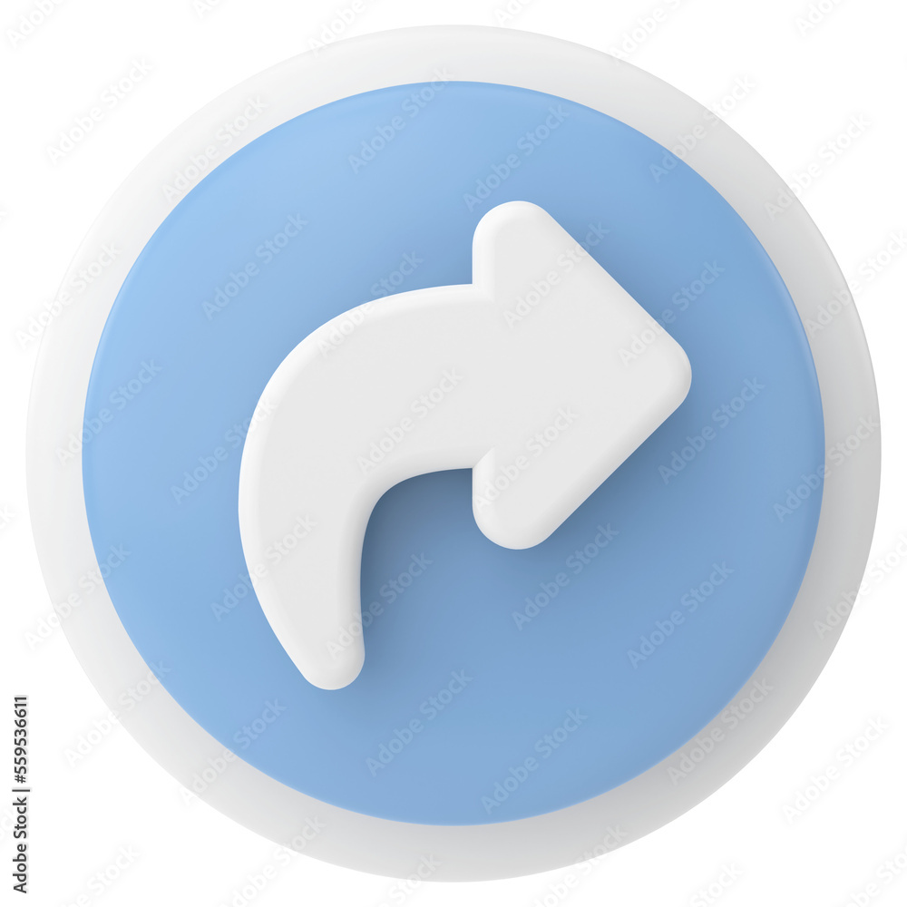 Share icon. Share button. 3D illustration. Share icon. Share button. 3D illustration.
