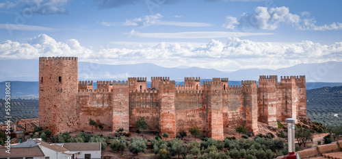 Tableau sur toile Baños de la Encina, un pueblo de Jaén situado al este de Sierra Morena