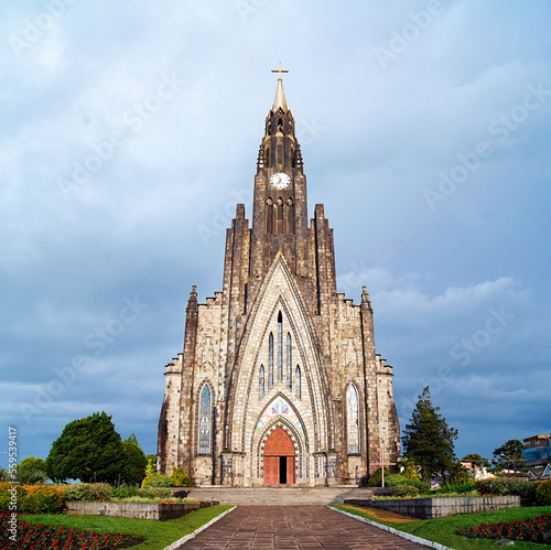 Stone Cathedral in Canela, Rio Grande do sul, Brazil photo