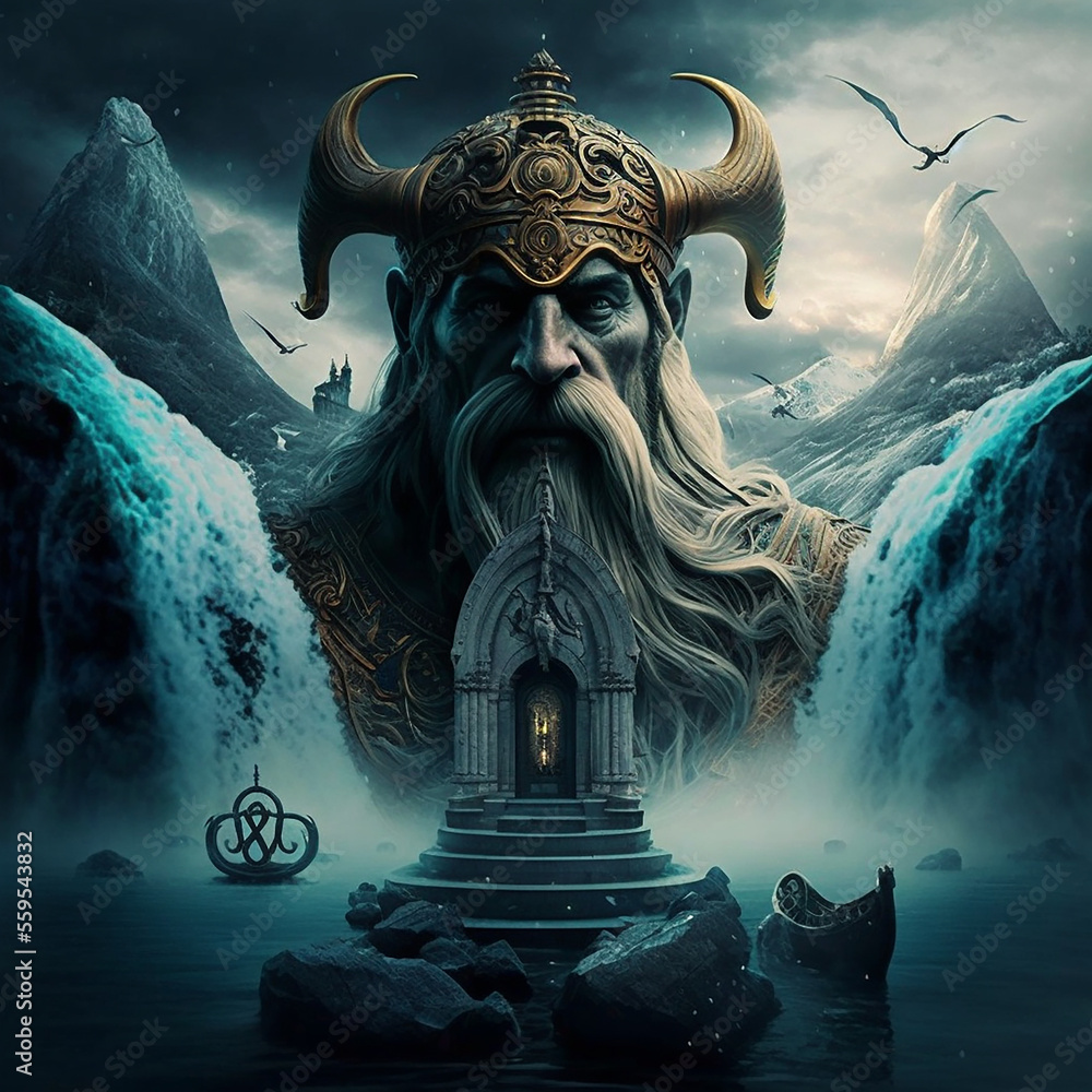 Asgard is the land of the gods in Norse mythology. The realm of gods