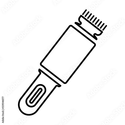 Electrical hair trimmers isolated