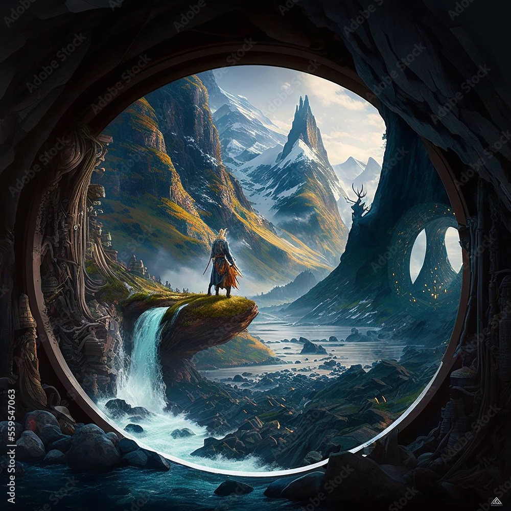 Alfheim is the land of the elves in Norse mythology. Alfheimr is the