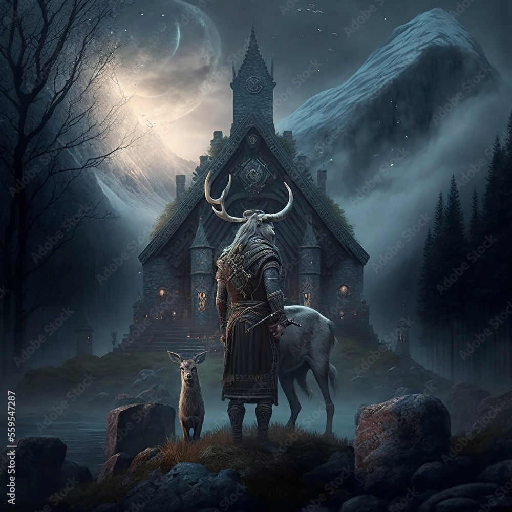 Alfheim is the land of the elves in Norse mythology. Alfheimr is the