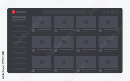 Digital Video Content Creator cover and UI channel art for content creators and digital marketers for videos and user interface.