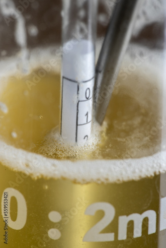 Canvas-taulu closeup of a beer wort spindle