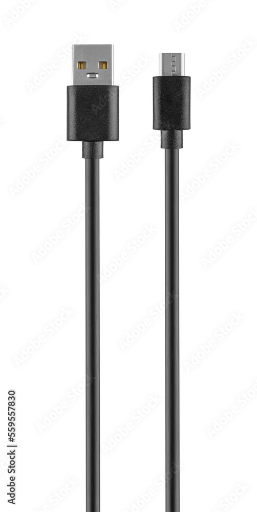 cable with USB and micro USB connector cable with USB and micro USB connector