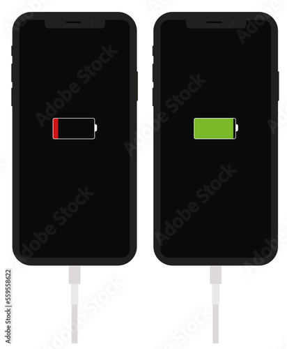 Screen charging phone