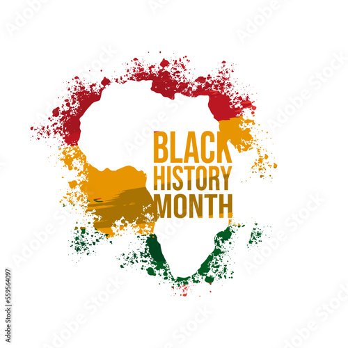 Black history month celebrate. vector illustration design graphic Black history month