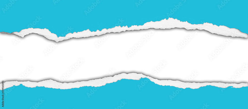 Ripped paper on white Ripped paper on white