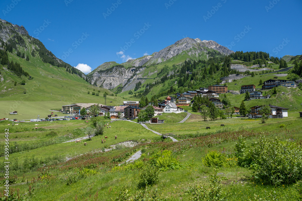 The Village of Stuben am Arlberg, State of Vorarlberg, Austria