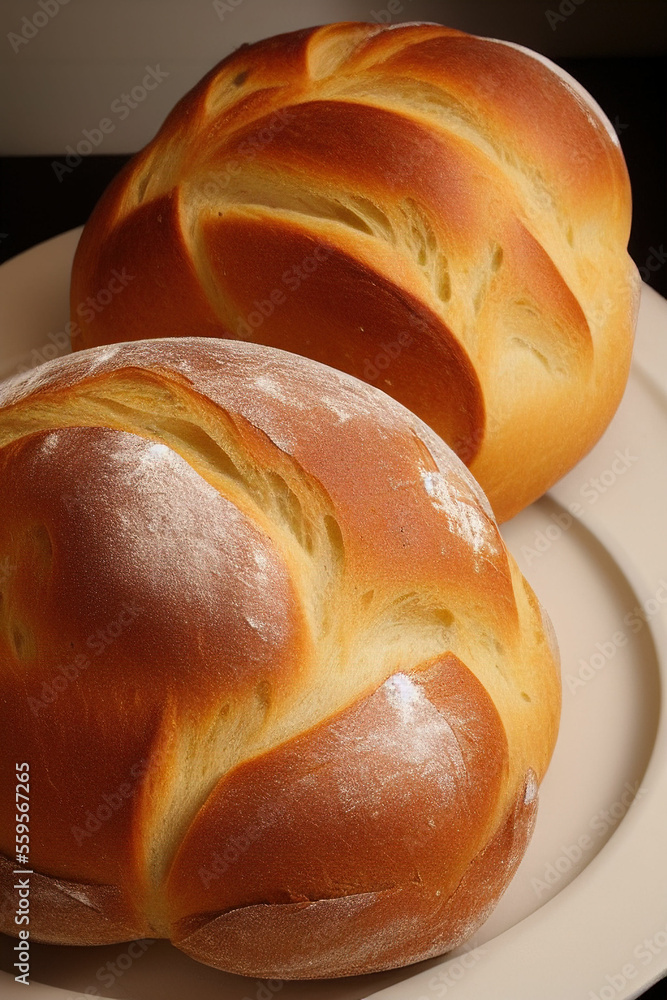 Different kinds of fresh bread as background. IA Tehnology Different kinds of fresh bread as background. IA Tehnology