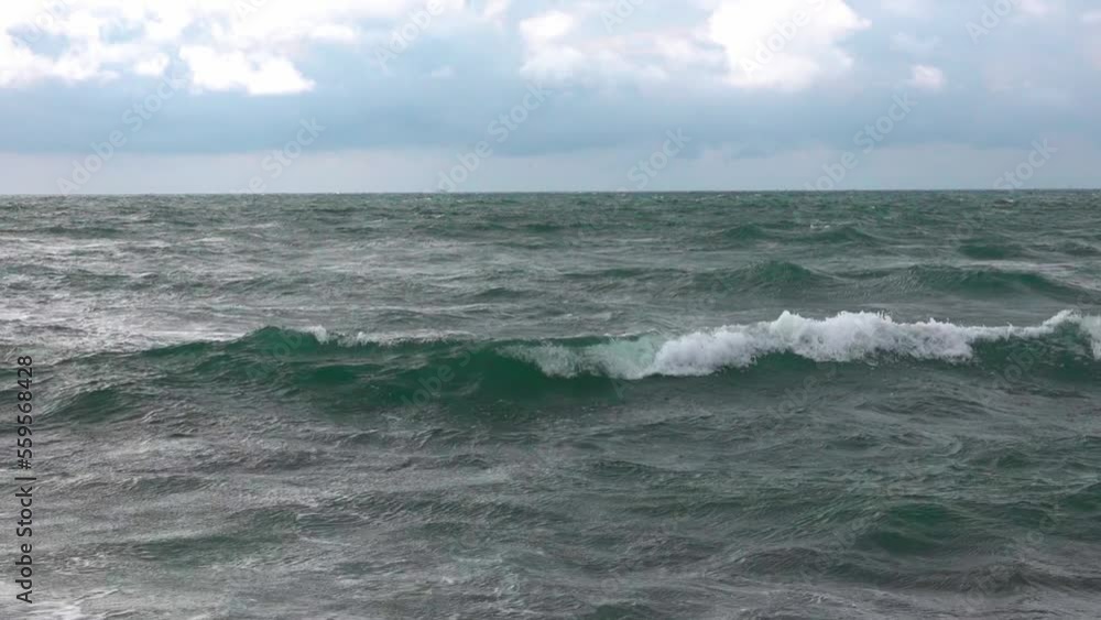Ocean surface with waves to the horizon Ocean surface with waves to the horizon