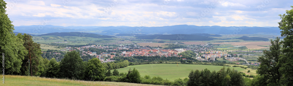 Peaceful view of town Levoca in Slovakia