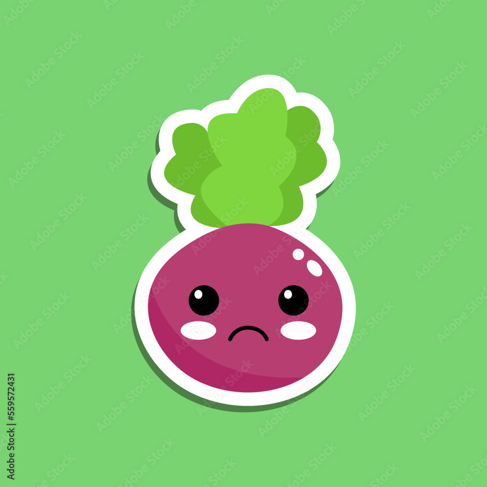 beet sticker with different emotions vector beet sticker with different emotions vector