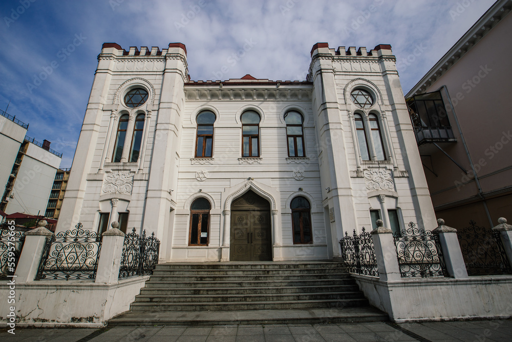 Synagogue in Batumi, Georgia in sunny day