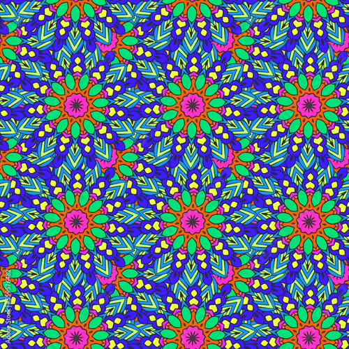 Seamless background with mandala