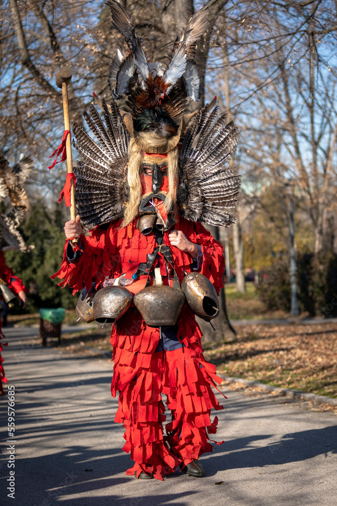 Masquerade festival in Sofia, Bulgaria