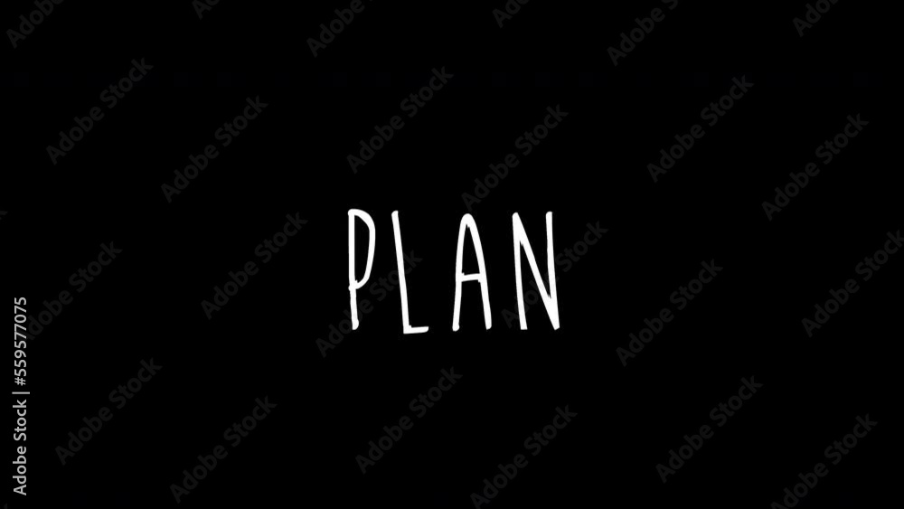 plan Wiggle Text Concept animation.white text on black background.luma matte.video with animated typography.video for intros, openings, greetings. plan Wiggle Text Concept animation.white text on black background.luma matte.video with animated typography.video for intros, openings, greetings.