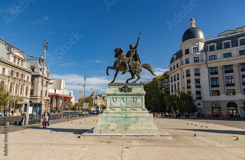 University Square - Statue of Mihai Viteazul photo