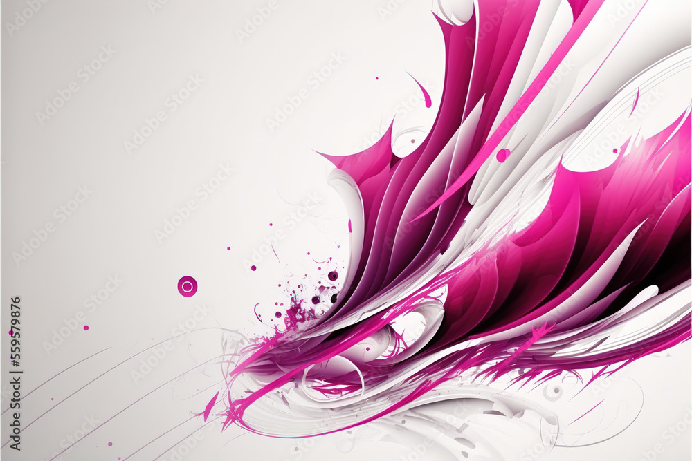 pink 3d design background structure on white background, created with