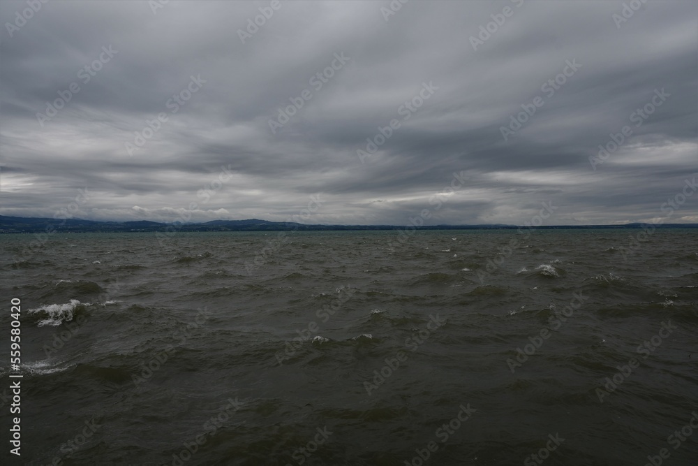 Stürmischer Bodensee Stürmischer Bodensee