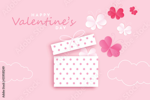 Happy Valentine's day vector illustration.