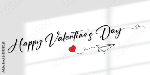 Happy Valentine's day vector illustration.