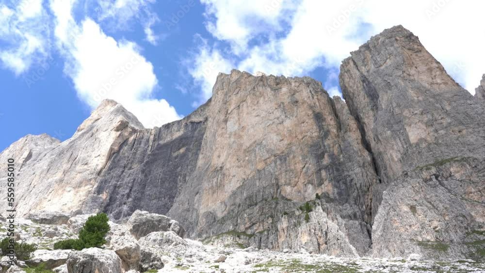 Beautiful alpine landscape near the Vajolet Towers in Trentino Alto Adige, northern Italy. Beautiful alpine landscape near the Vajolet Towers in Trentino Alto Adige, northern Italy.