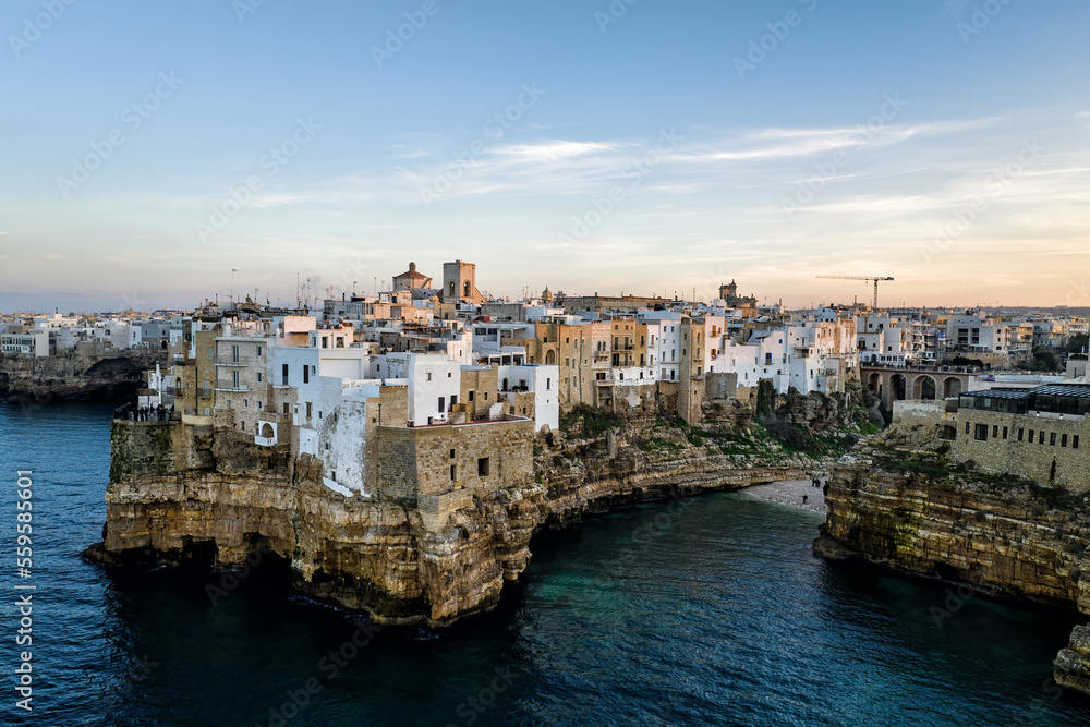 Polignano a Mare at Sunset