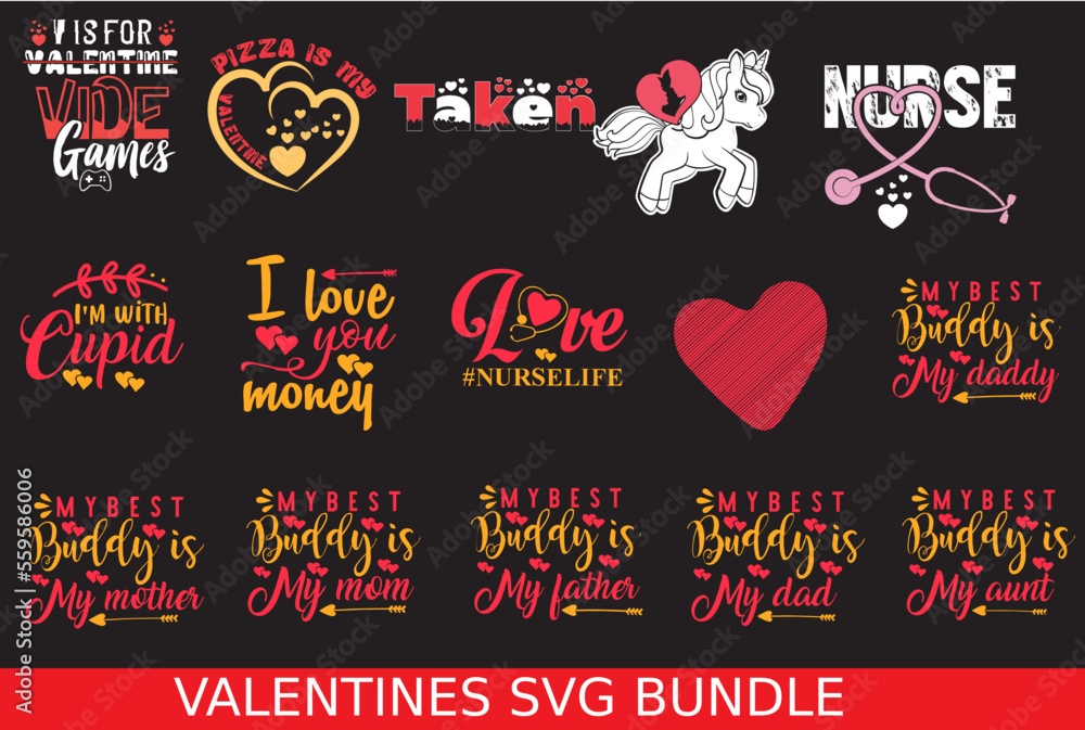 Valentine SVG Bundle 