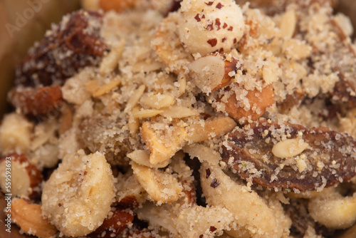 Winter Delicacy Atta Panjiri Or Aate Ki Panjiri Is Made Of Wholewheat Flour Aata Roasted in Shuddha Desi Ghee Pure Clarified Butter With Sugar And Various Dry Fruits Like Badam, Akhrot, Adrakh, Gondh