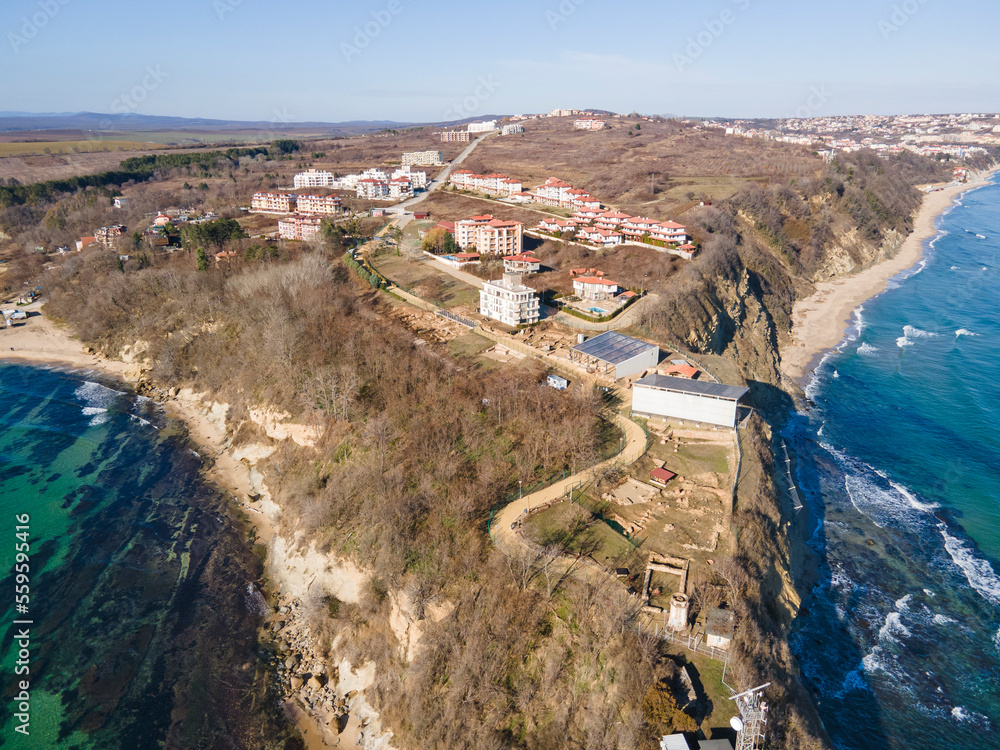 Obraz premium Black sea Coastline near Saint Athanasius cape, Bulgaria