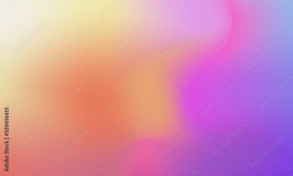 Obraz premium Colourful retro background gradient with grain texture