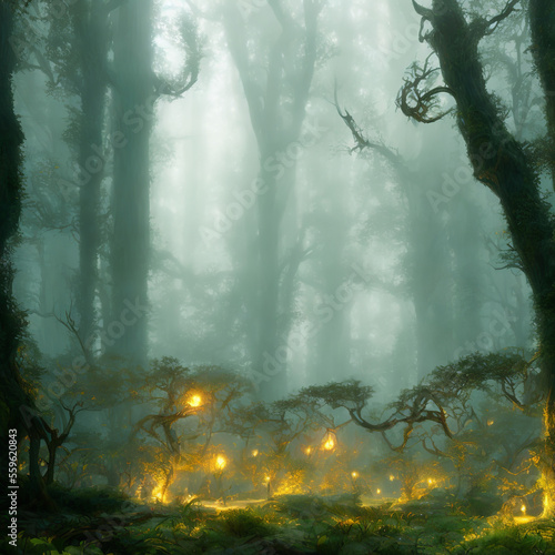 Dark Scary Forest © Random ART