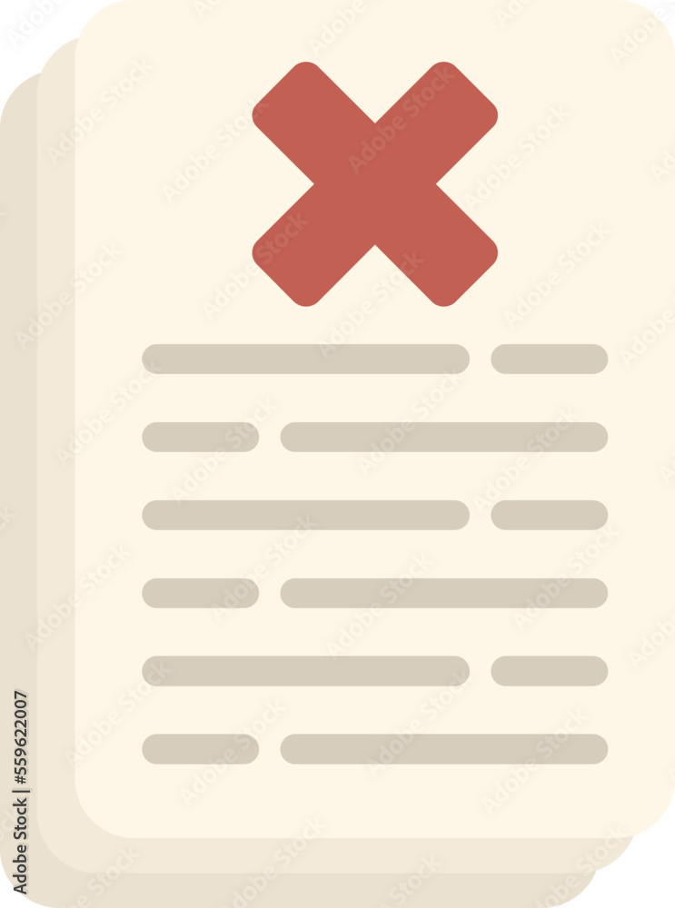 Negative dislike icon flat vector. Social media. Facebook person isolated Negative dislike icon flat vector. Social media. Facebook person isolated