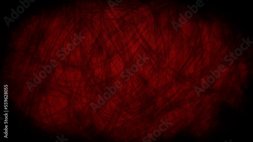 怖くて不気味な赤い背景イラスト